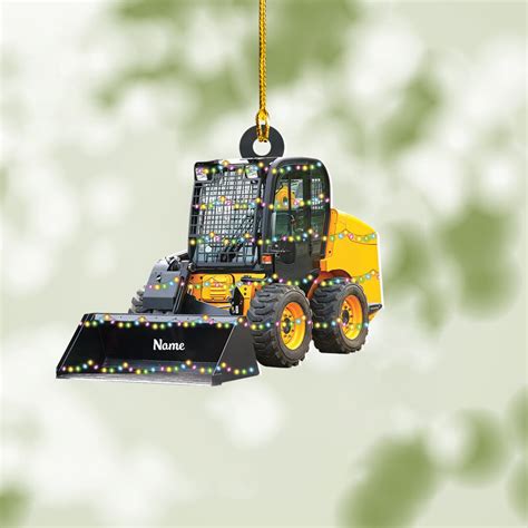 skid steer christmas ornament|Skid Steer Christmas Ornament .